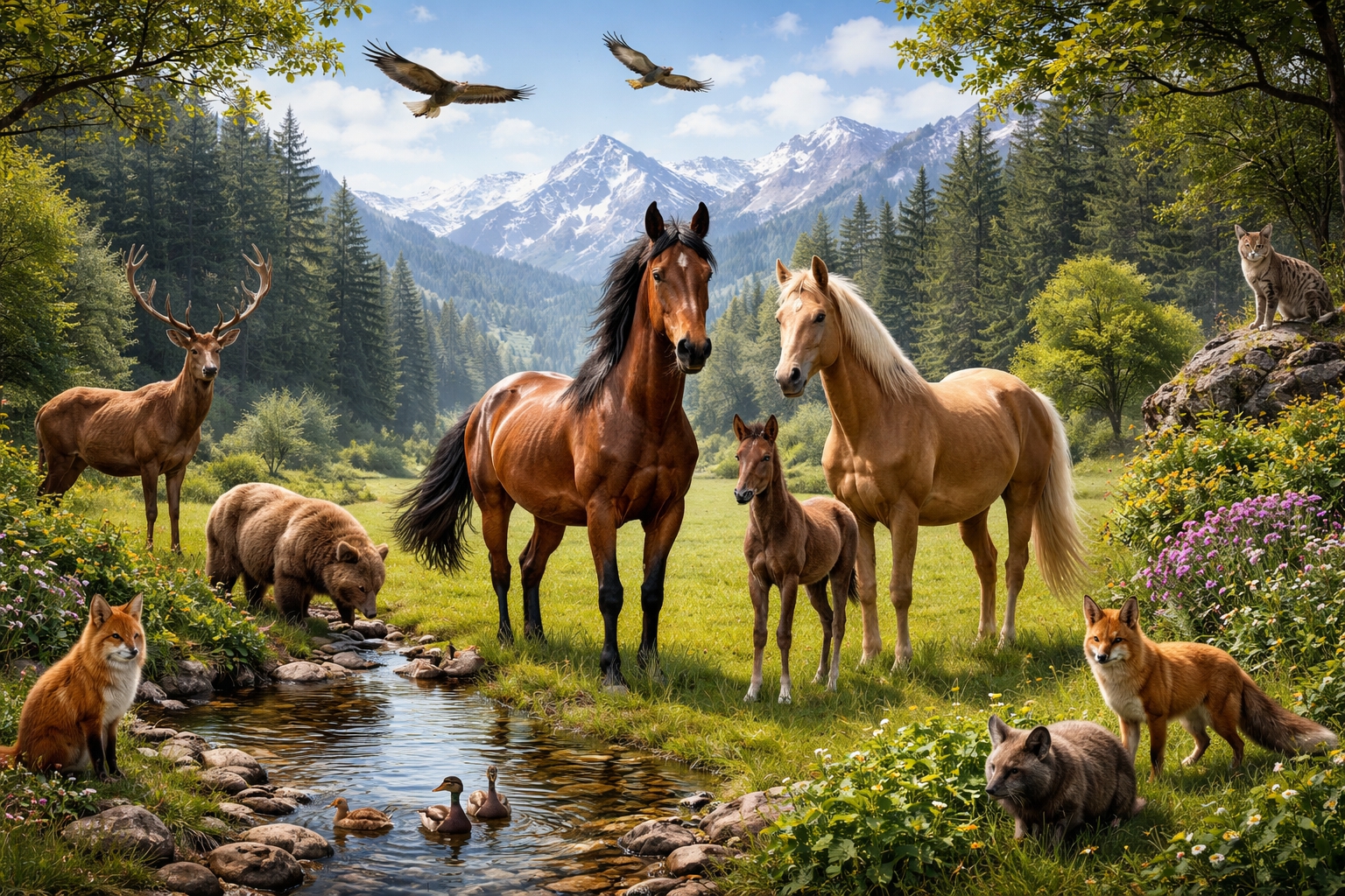 Observation d'animaux dans leur milieu naturel